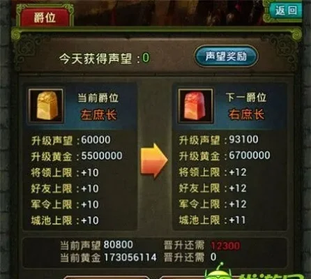 热血三国爵位与官职晋升攻略详解