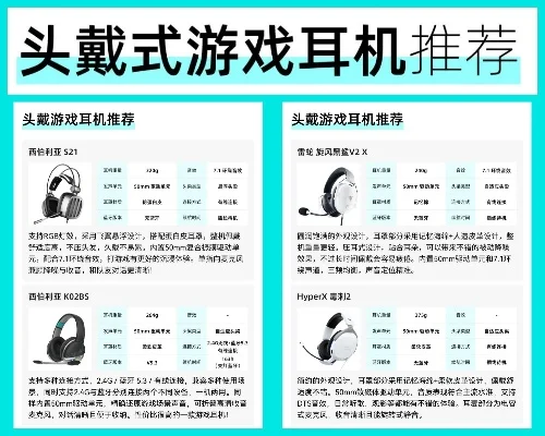 游戏性能耳机排行榜及选购指南