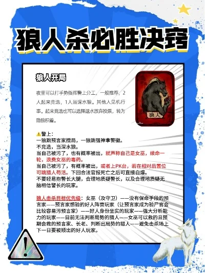 狼人杀核心策略解析：悍跳、倒钩等战术技巧全解析
